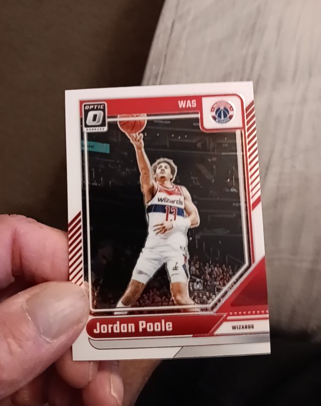 2024-25 Panini Donruss Optic #192 Jordan Poole — front
