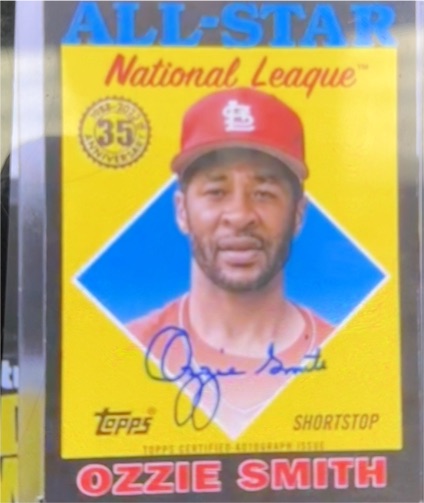 2023 Topps 1988 All-Star Autograph Card #88ASA-OS Ozzie Smith — front