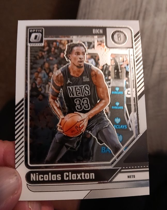 2024-25 Panini Donruss Optic #170 Nicolas Claxton — front