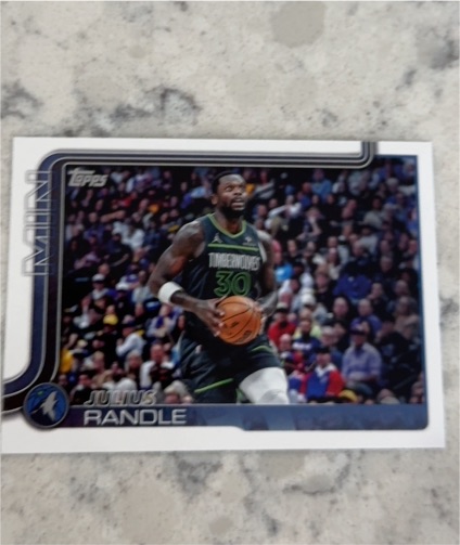 2025-26 Topps #110 Julius Randle Minnesota Timberwolves — front