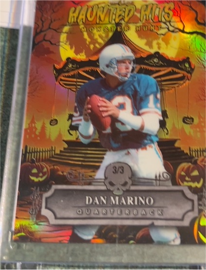 2025 Wild Card Haunted Hits Monster Hunt #HHC-DM Dan Marino — front