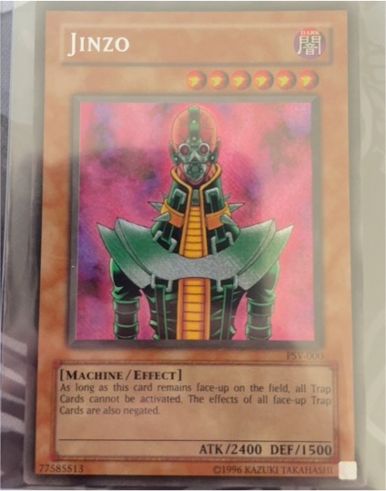 Yu-Gi-Oh! PSV-000 Jinzo — front