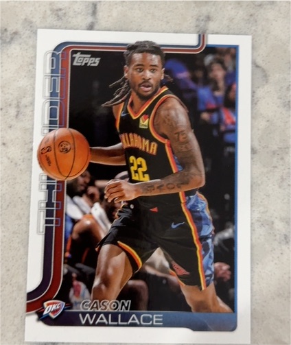 2025-26 Topps #119 Cason Wallace — front