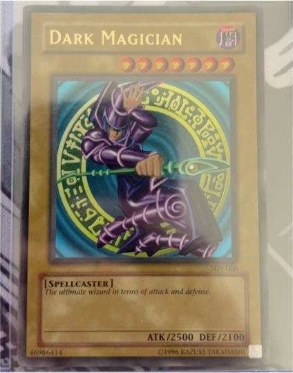 2002 Yu-Gi-Oh! SDY-006 Dark Magician — front