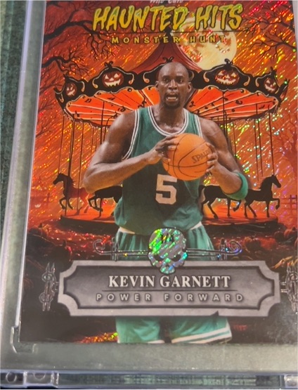 2025 Wild Card Haunted Hits Monster Hunt #HHH-KG Kevin Garnett — front