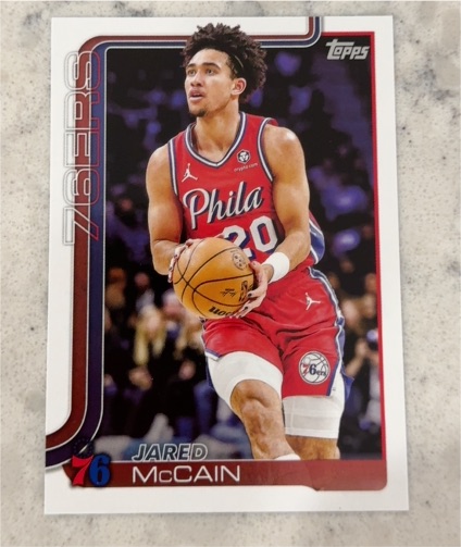 2025-26 Topps #24 Jared McCain — front