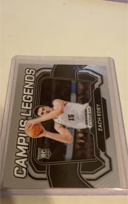 2024 Panini Prizm Draft Picks #8 Zach Edey Campus Legends — front