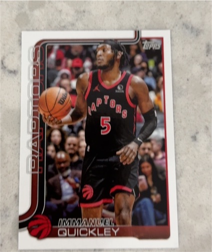 2025-26 Topps #32 Immanuel Quickley — front