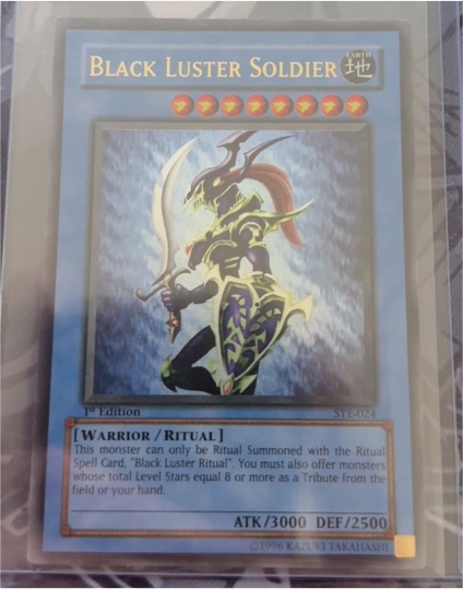 Yu-Gi-Oh! SYE-024 Black Luster Soldier — front