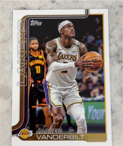 2025-26 Topps #155 Jarred Vanderbilt — front