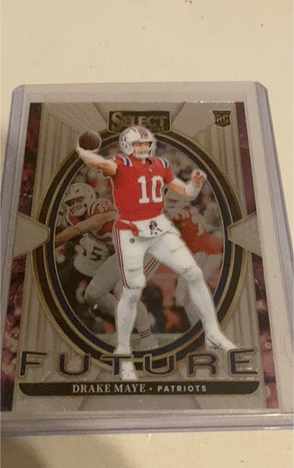 2024 Panini Select #5 Drake Maye Future Rookie Card Patriots — front
