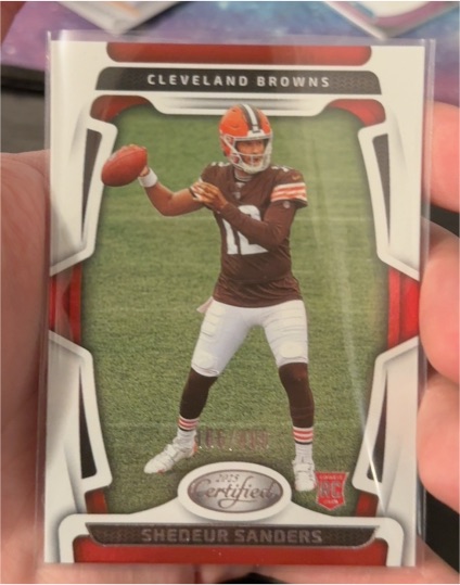 2025 Panini Certified #101 Shedeur Sanders — front