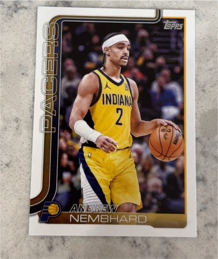 2025-26 Topps #52 Andrew Nembhard — front