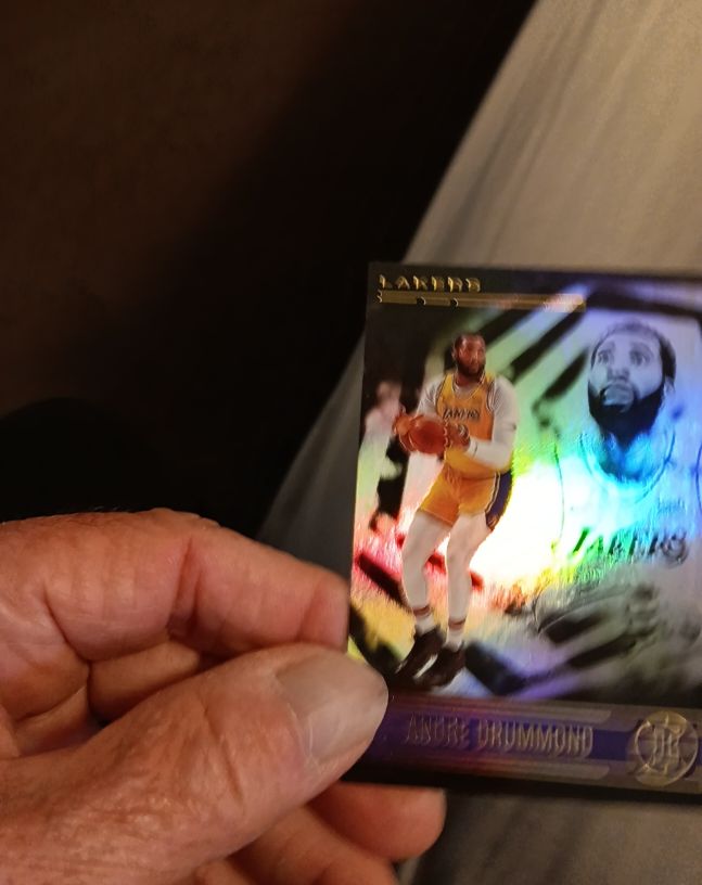 2020-21 Panini Illusions Sapphire #62 Andre Drummond Lakers — front
