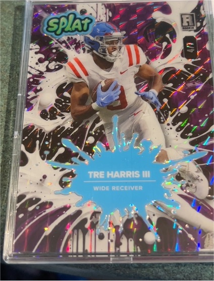 2025 Wild Card Splat Tre Harris III Rookie — front