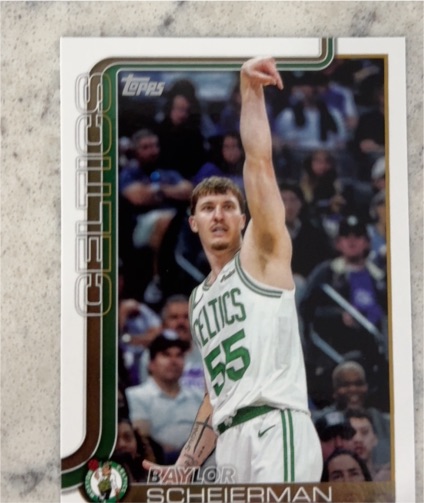 2025-26 Topps #55 Baylor Scheierman — front