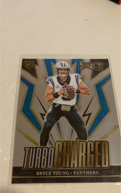 2023 Panini Select #TUR-BYO Bryce Young Turbocharged — front