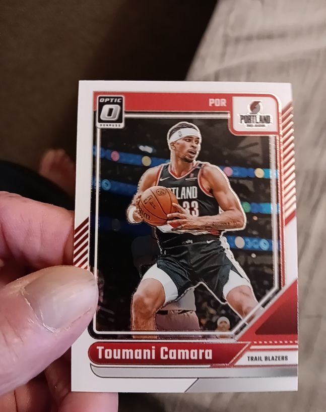 2024-25 Panini Donruss Optic #113 Toumani Camara — front