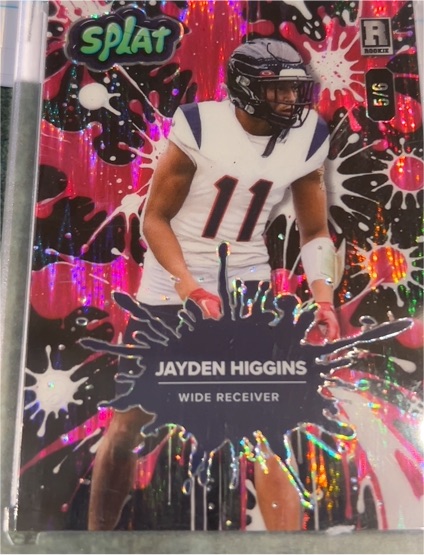 2025 Wild Card Splat #SPLAT Jayden Higgins — front