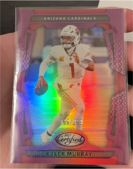 2025 Panini Certified #169 Kyler Murray — front