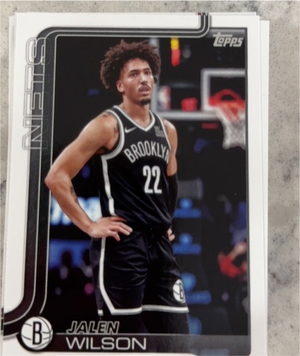 2025-26 Topps #12 Jalen Wilson — front