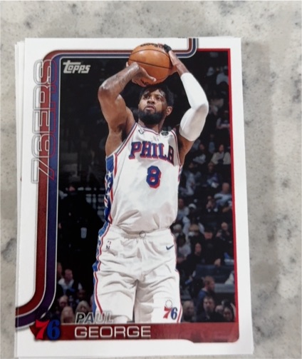 2025-26 Topps Basketball #23 Paul George — front