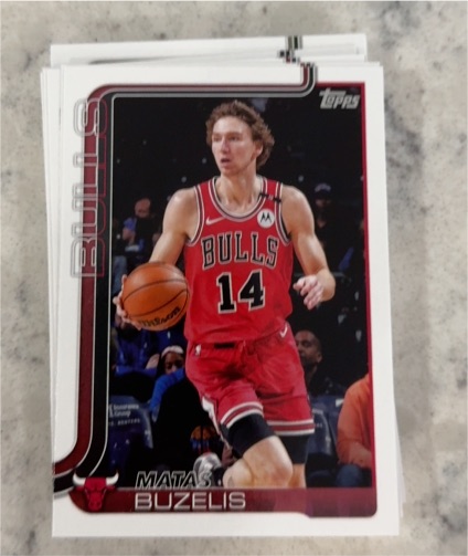 2025-26 Topps #37 Matas Buzelis — front