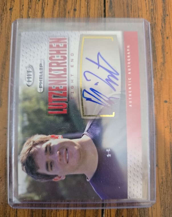2013 Sage Hit #A Phillip Lutzenkirchen — front