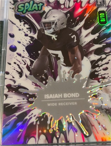 2025 Wild Card Splat #SPLAT Isaiah Bond — front