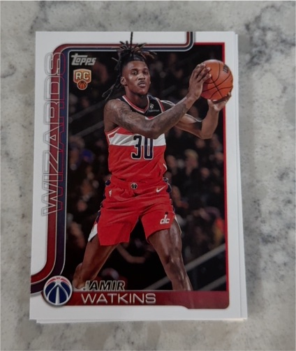 2025-26 Topps #244 Jamir Watkins — front