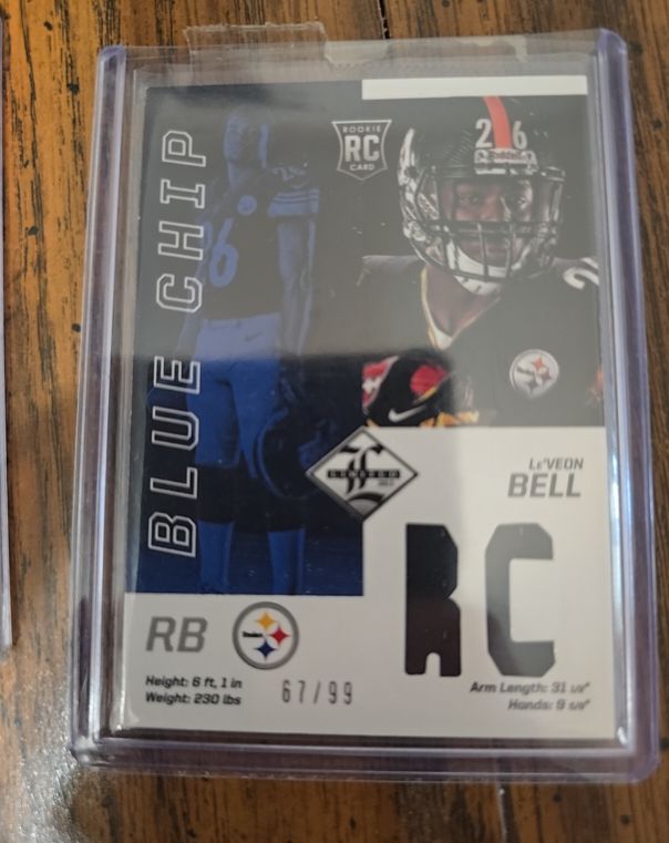 2013 Panini Limited Blue Chip Jerseys #26 Le'Veon Bell — front