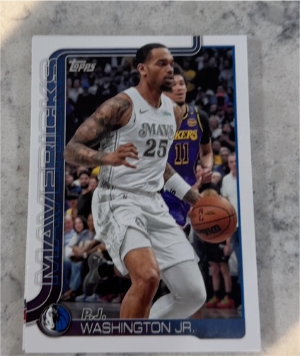 2025-26 Topps #173 P.J. Washington Jr. — front
