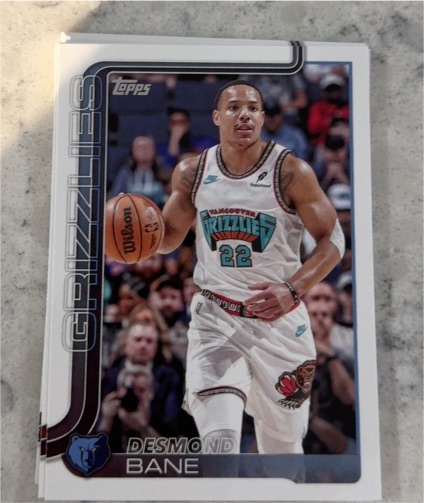 2025-26 Topps #185 Desmond Bane — front