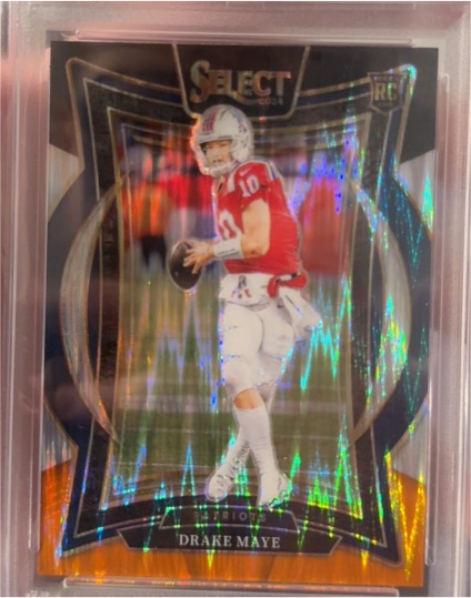 2024 Panini Select #27 Drake Maye — front