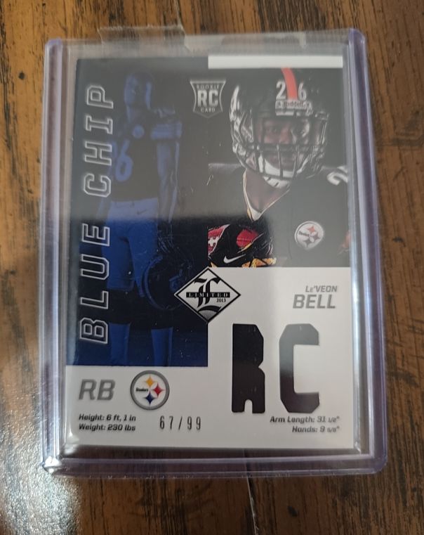 2013 Panini Limited Blue Chip Jerseys #21 Le'Veon Bell — front