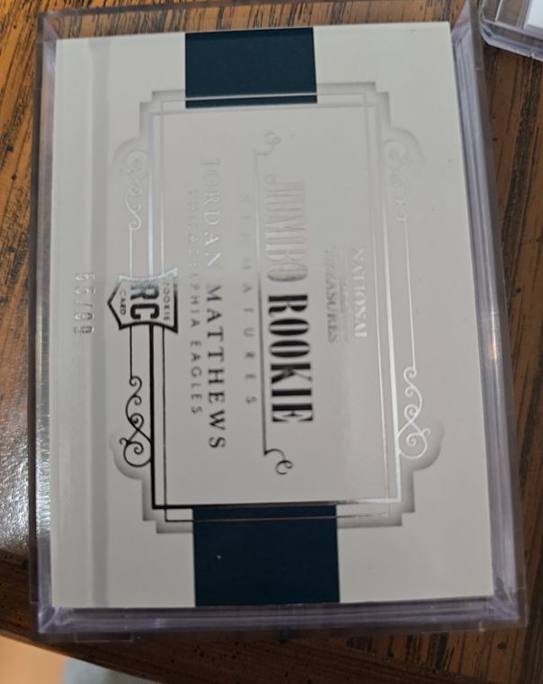 2014 Panini National Treasures Jumbo Rookie Booklet Jordan Matthews — front