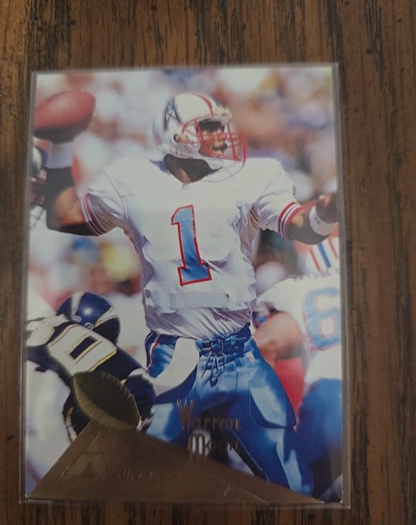 1994 Pinnacle #77 Warren Moon — front