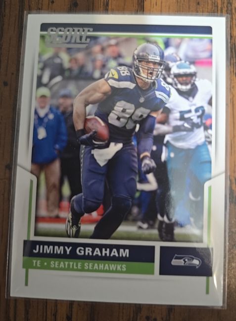 2017 Panini Score #34 Jimmy Graham — front