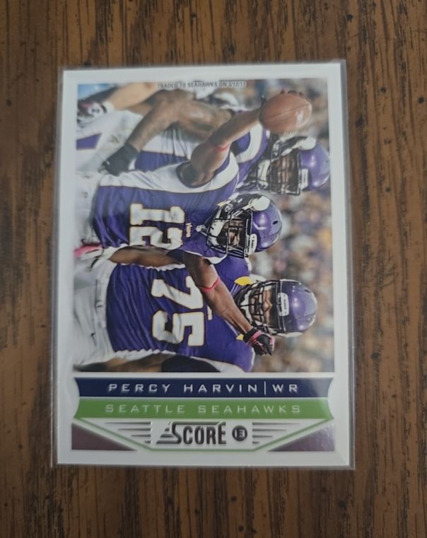 2013 Panini Score # Percy Harvin Seattle Seahawks — front
