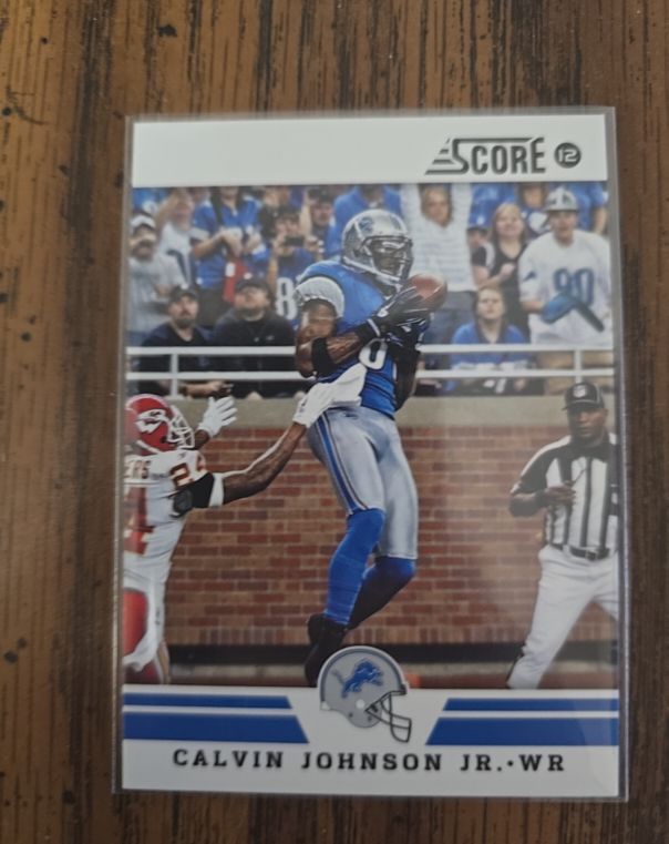 2012 Score #52 Calvin Johnson Jr. — front