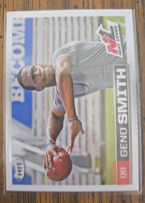 2013 SAGE HIT Next Level #100 Geno Smith — front