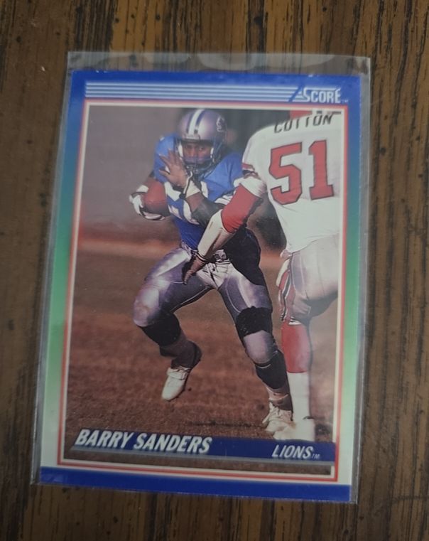 1990 Score #20 Barry Sanders — front