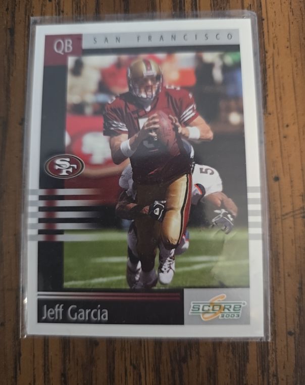 2003 Score #3 Jeff Garcia — front