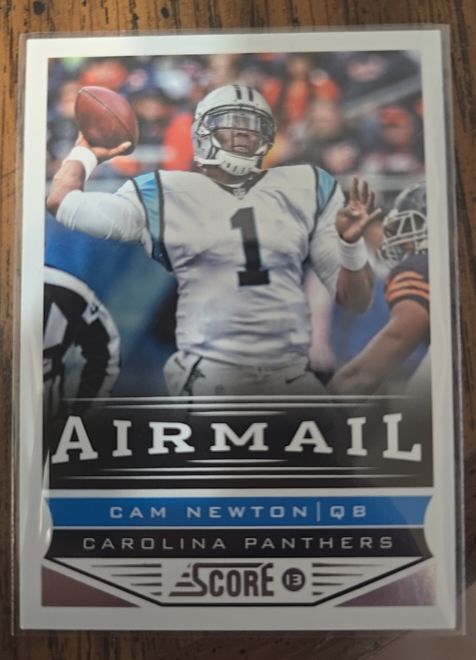 2013 Panini Score Airmail #225 Cam Newton — front
