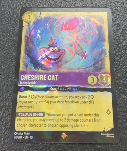 Disney Lorcana Chapter 10 #60 Cheshire Cat — front