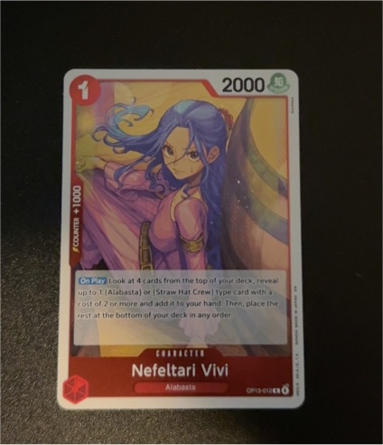One Piece TCG OP13-012 Nefeltari Vivi — front