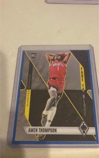 2023-24 Panini Phoenix #21 Amen Thompson Fade To Black — front