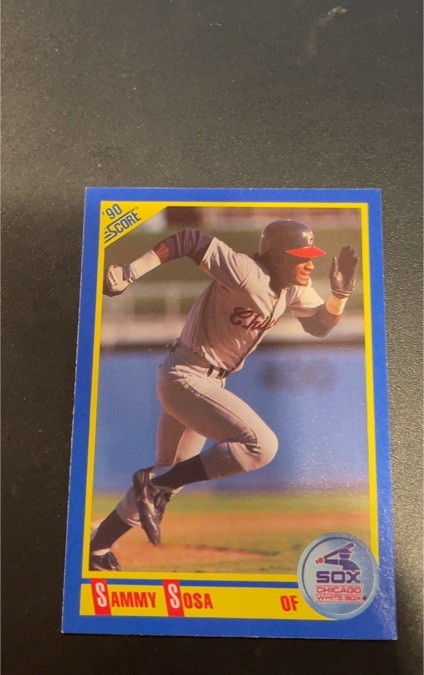 1990 Score #558 Sammy Sosa — front