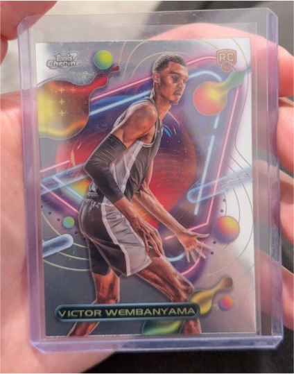 2023-24 Topps Chrome Cosmic #151 Victor Wembanyama — front