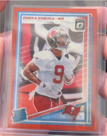 2025 Panini Donruss Optic #375 Emeka Egbuka — front